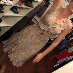 Rebecca Taylor Silk Faux Wrap Dress Size 6